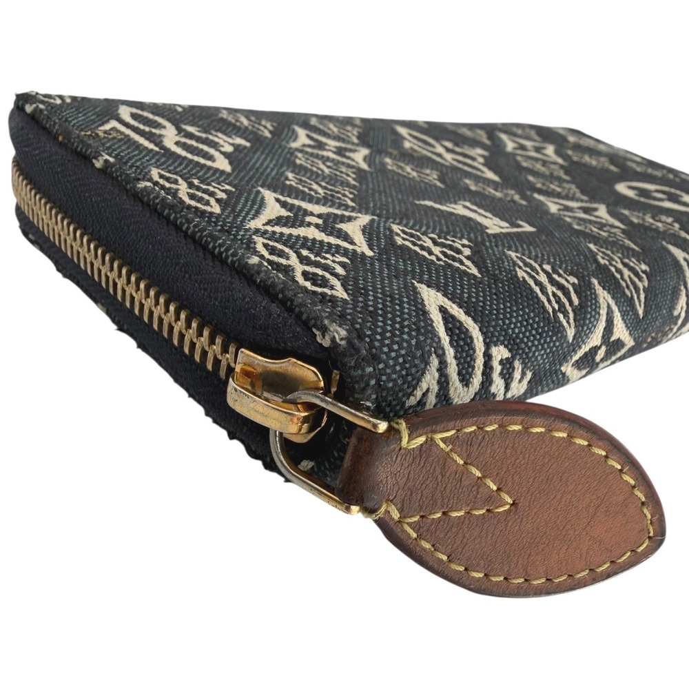 Louis Vuitton 1854 Zippy Long Wallet Navy Jacquard Zip Around Box Dust Bag - Picture 8 of 13